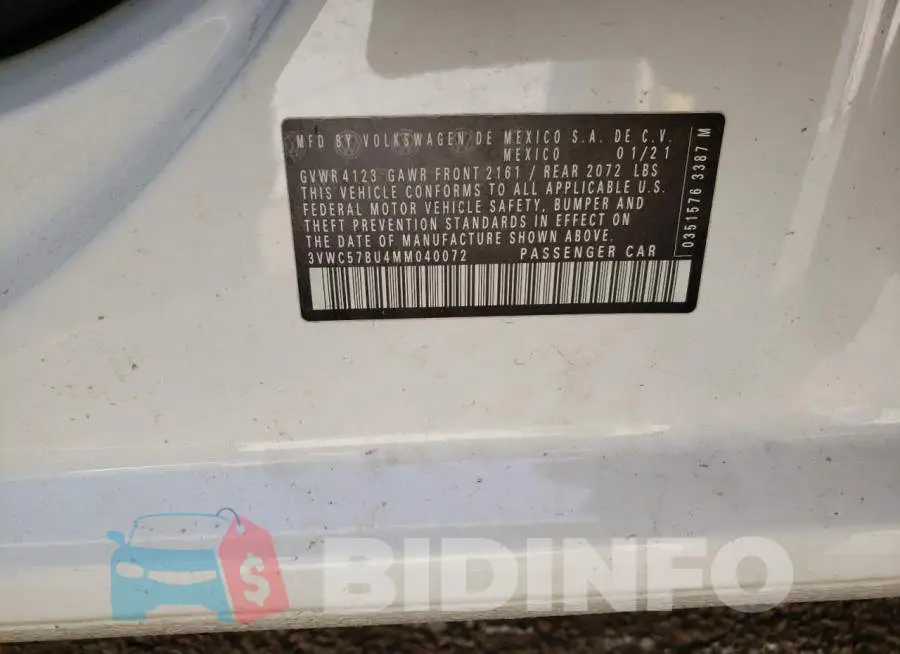 3VWC57BU4MM040072 Photo# 12