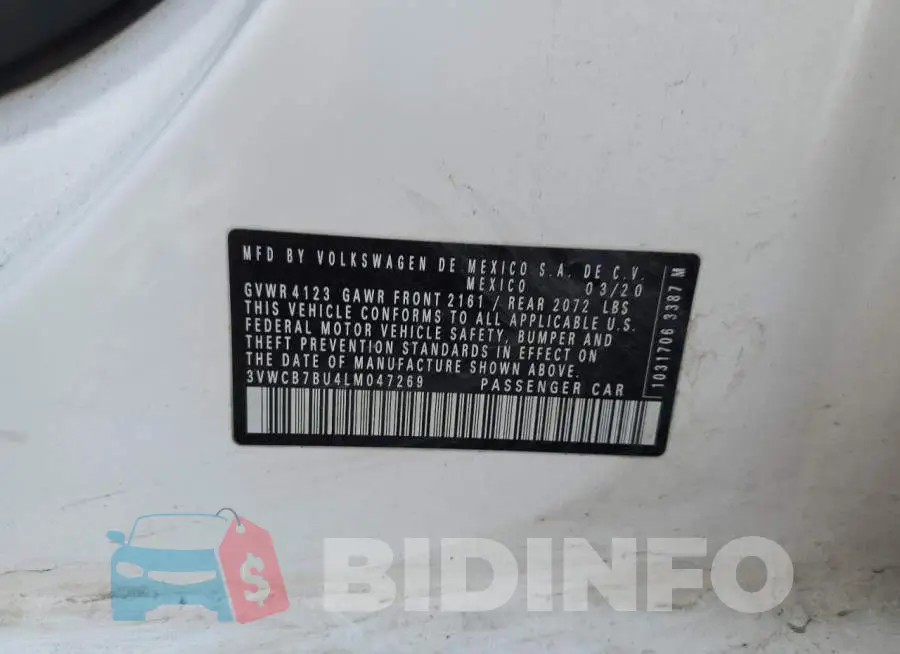 3VWCB7BU4LM047269 Photo# 12