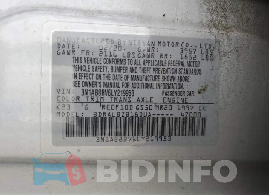 3N1AB8BV6LY219953 Photo# 13