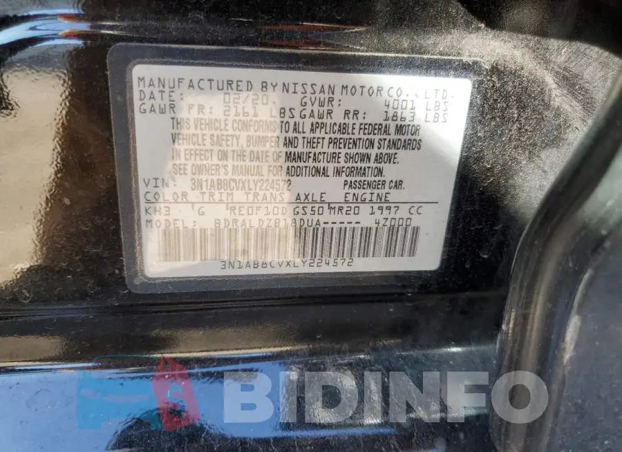 3N1AB8CVXLY224572 Photo# 12