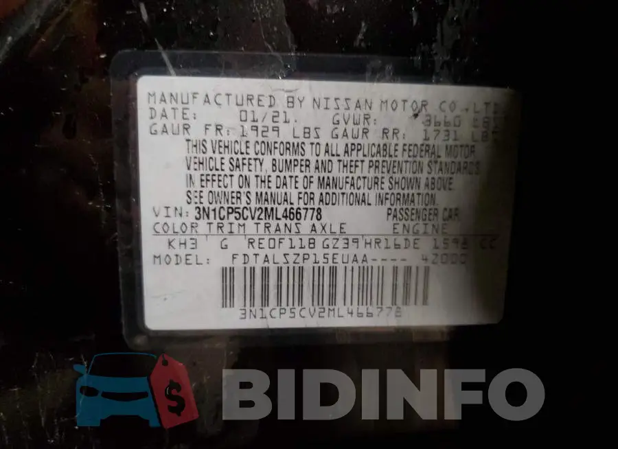 3N1CP5CV2ML466778 Photo# 13