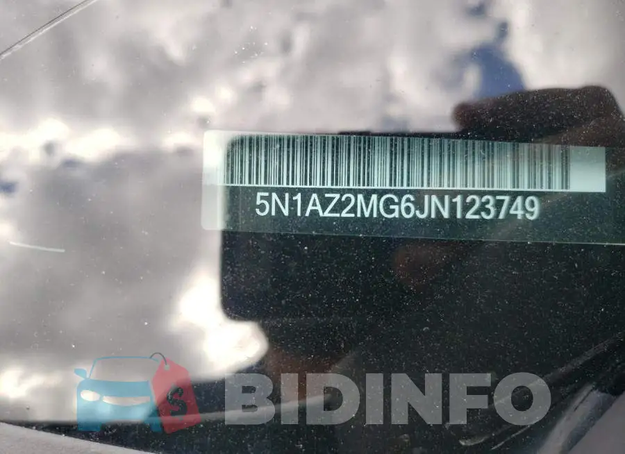 5N1AZ2MG6JN123749 Photo# 12