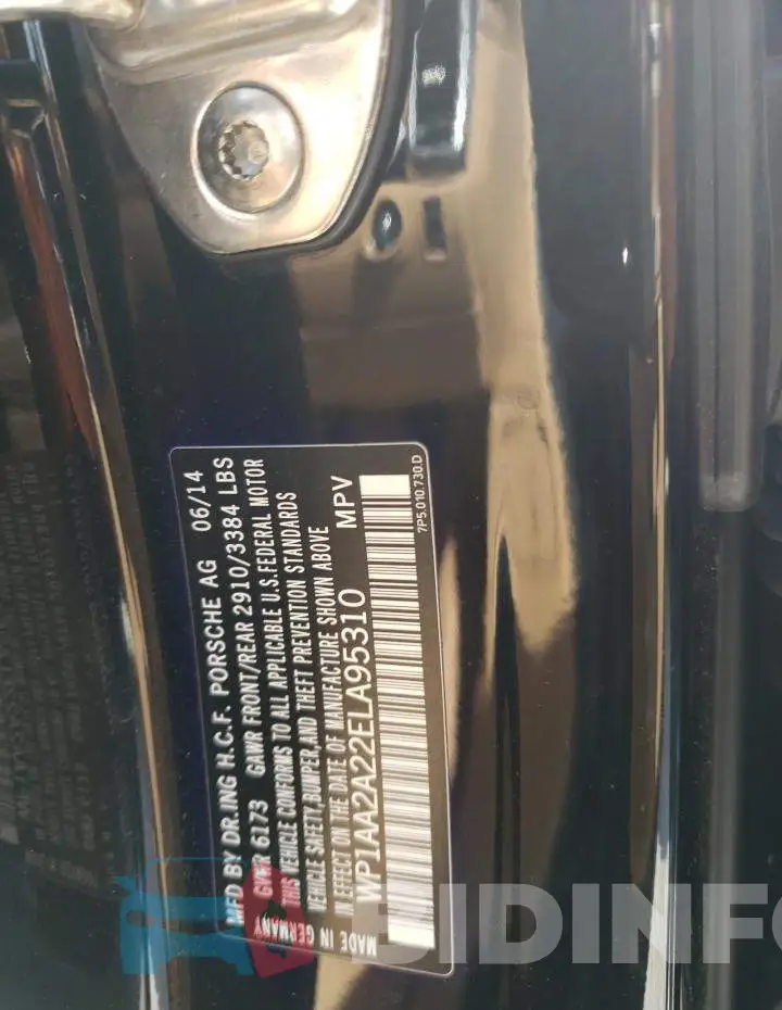 WP1AA2A22ELA95310 Photo# 13