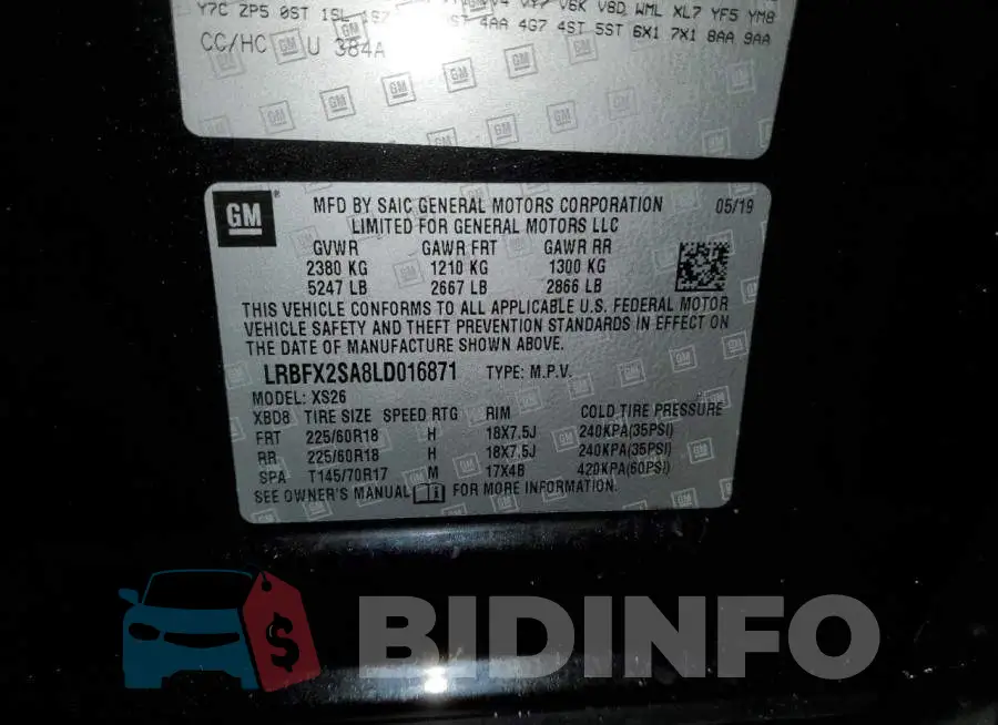 LRBFX2SA8LD016871 Photo# 13