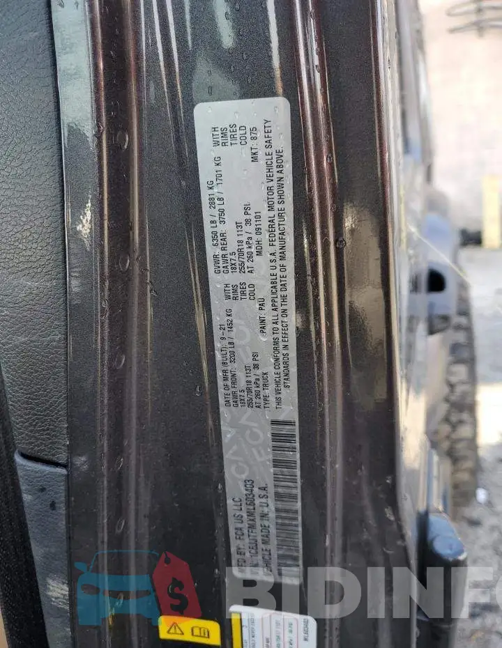 1C6JJTFMXML603403 Photo# 12