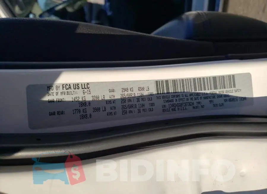 1C4RDHDG8FC873634 Photo# 13