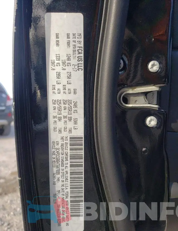 3C4PDCGB6HT607899 Photo# 13