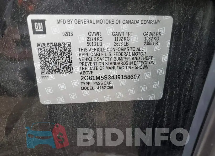 2G61M5S34J9158607 Photo# 12