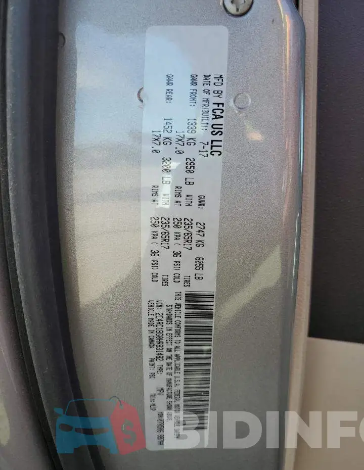 2C4RC1BG0HR831482 Photo# 13