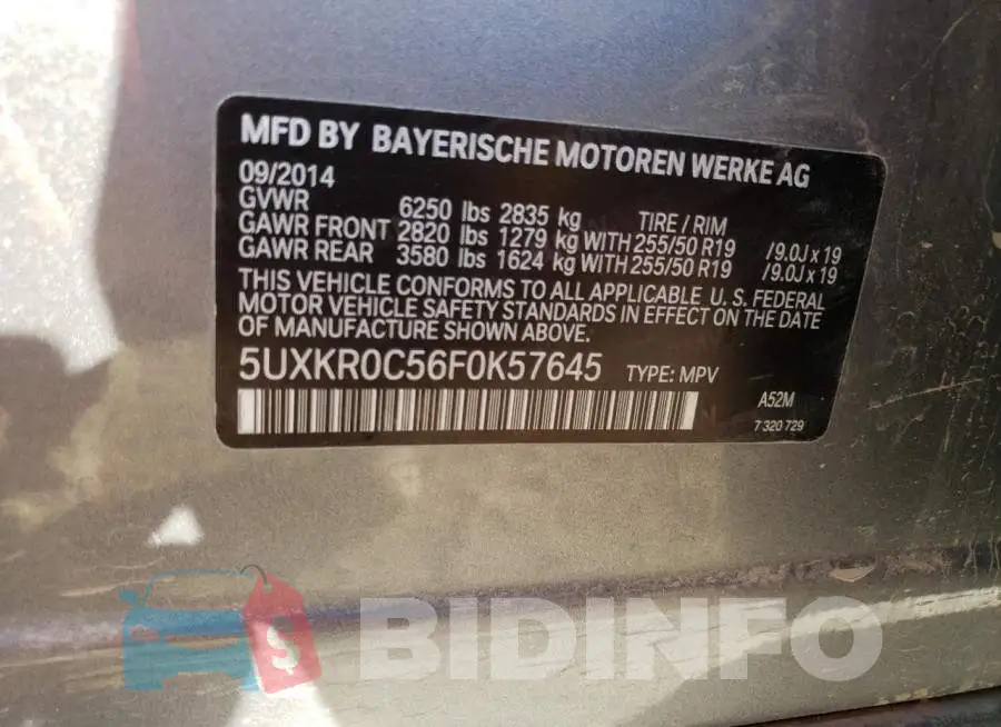 5UXKR0C56F0K57645 Photo# 13
