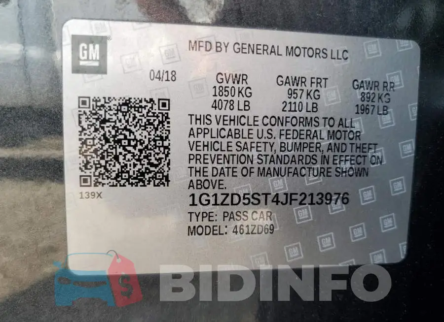 1G1ZD5ST4JF213976 Photo# 12