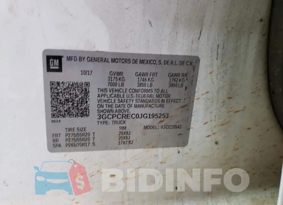 3GCPCREC0JG195253 Photo# 12