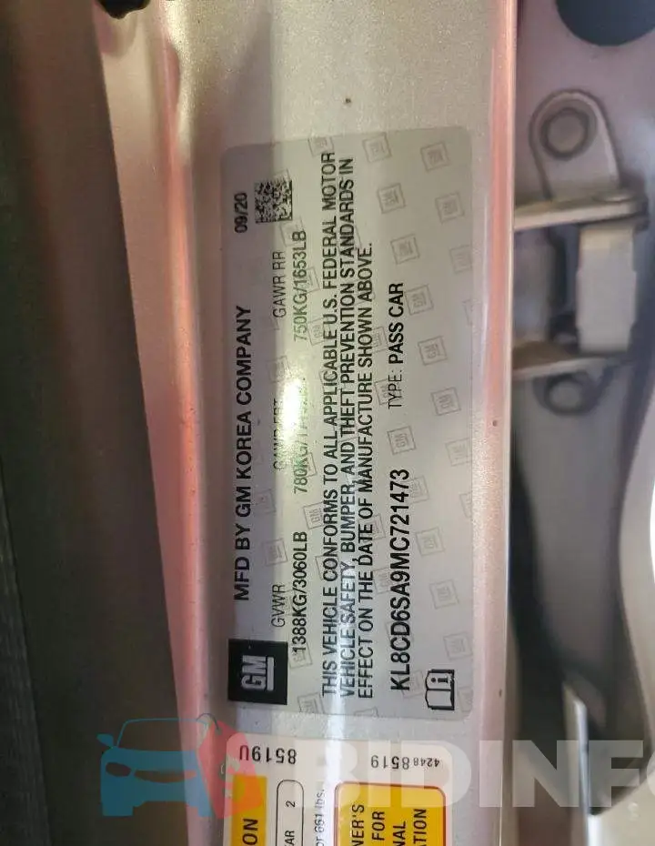 KL8CD6SA9MC721473 Photo# 12