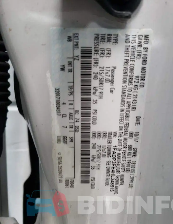 1FADP3FE4HL348515 Photo# 12