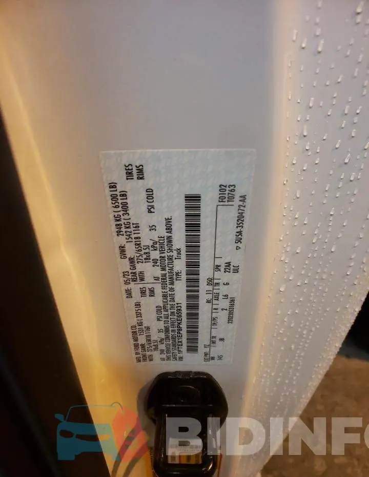1FTEX1EP8PKE65931 Photo# 12