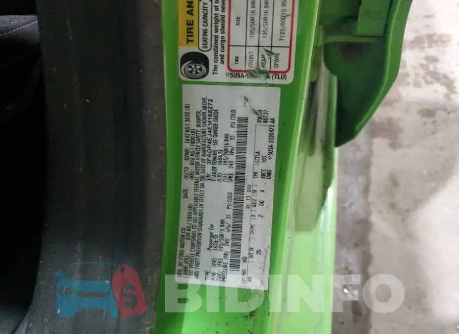 3FADP4EJ4EM168272 Photo# 13