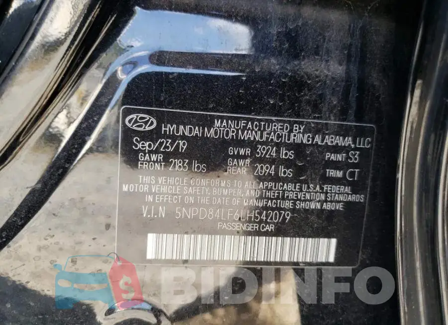 5NPD84LF6LH542079 Photo# 12