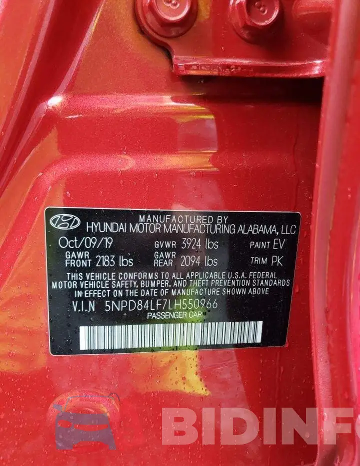 5NPD84LF7LH550966 Photo# 12