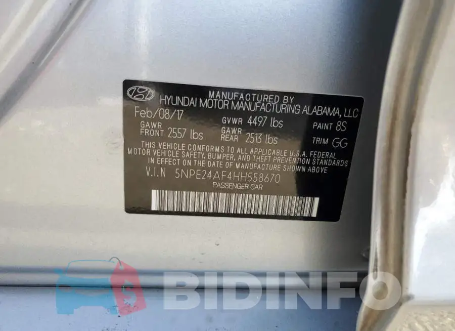 5NPE24AF4HH558670 Photo# 12