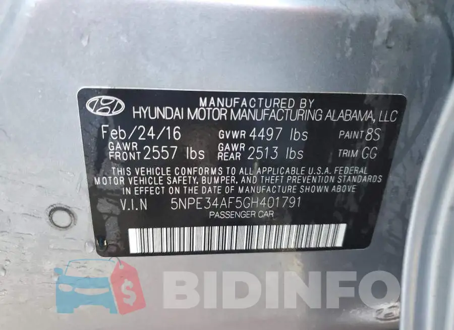 5NPE34AF5GH401791 Photo# 12