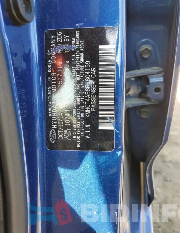 KMHCT4AE8FU804159 Photo# 12