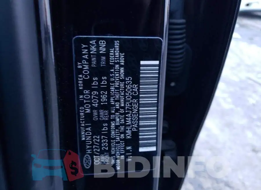 KMHLM4AJ7PU050635 Photo# 12