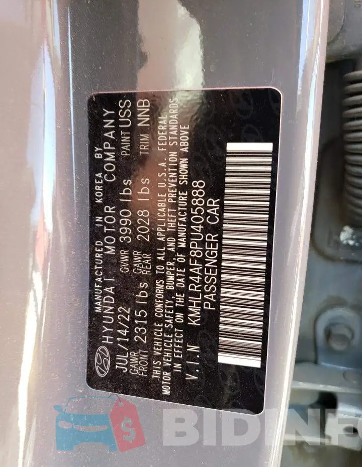 KMHLR4AF8PU405888 Photo# 12