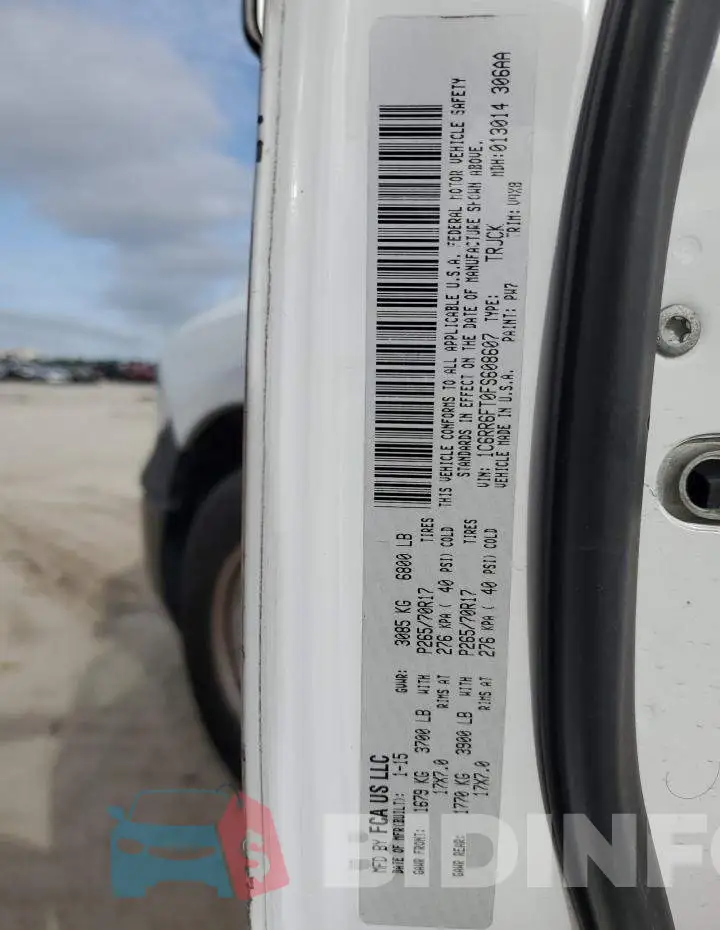 1C6RR6FT0FS608607 Photo# 12