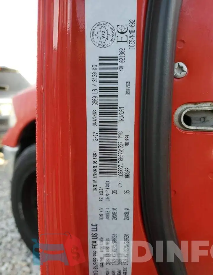 1C6RR7LT0HS701737 Photo# 13