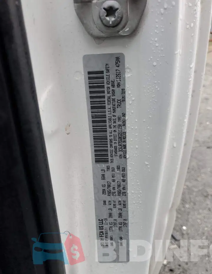 3C6JR7DG8KG511150 Photo# 12
