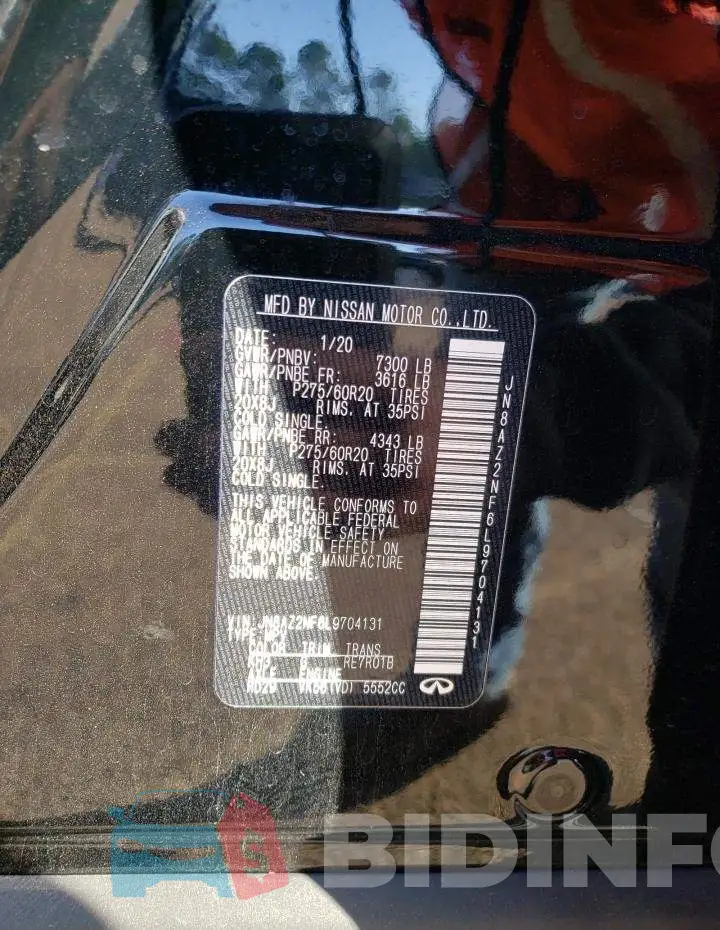 JN8AZ2NF6L9704131 Photo# 13