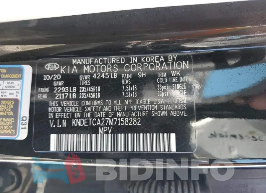 KNDETCA27M7158282 Photo# 14