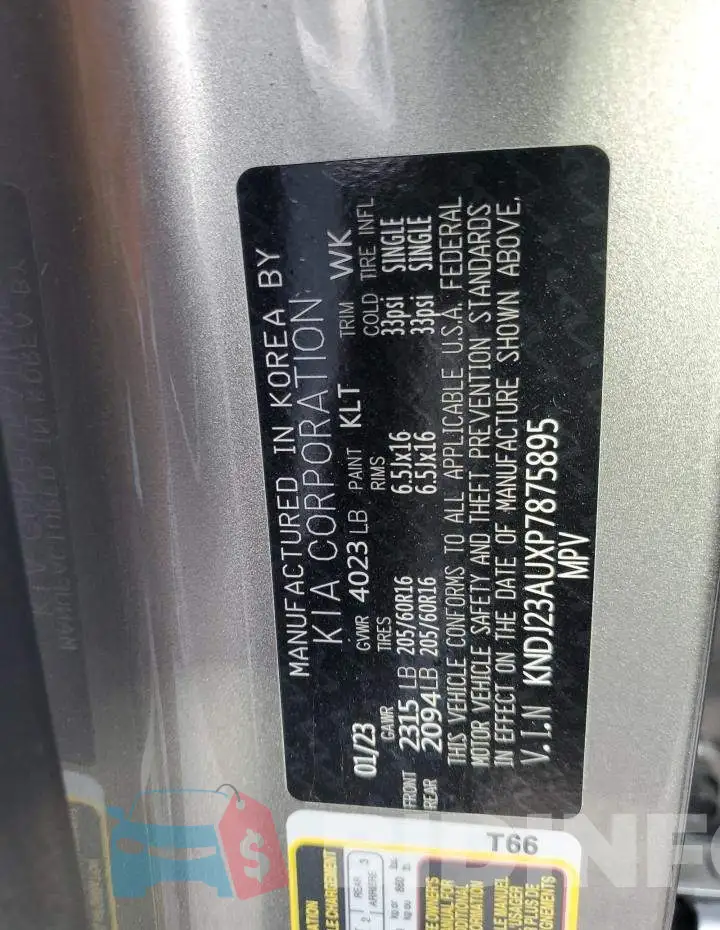 KNDJ23AUXP7875895 Photo# 13