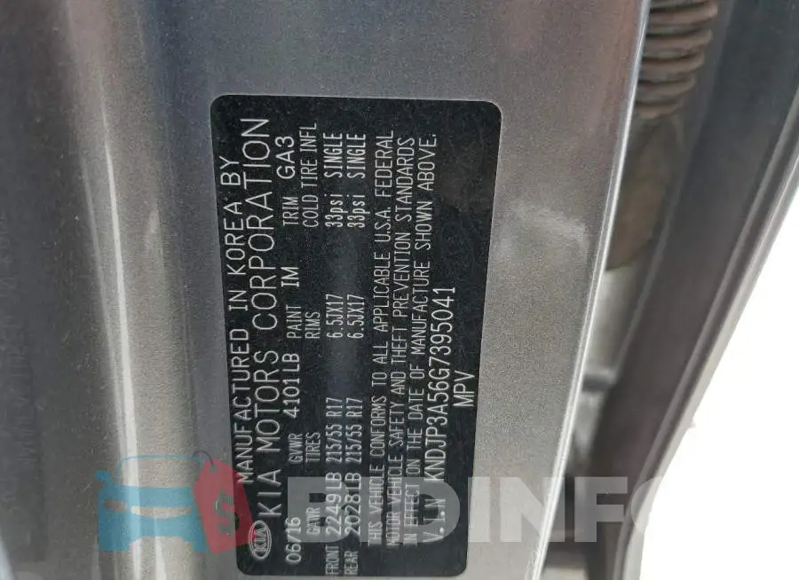 KNDJP3A56G7395041 Photo# 12
