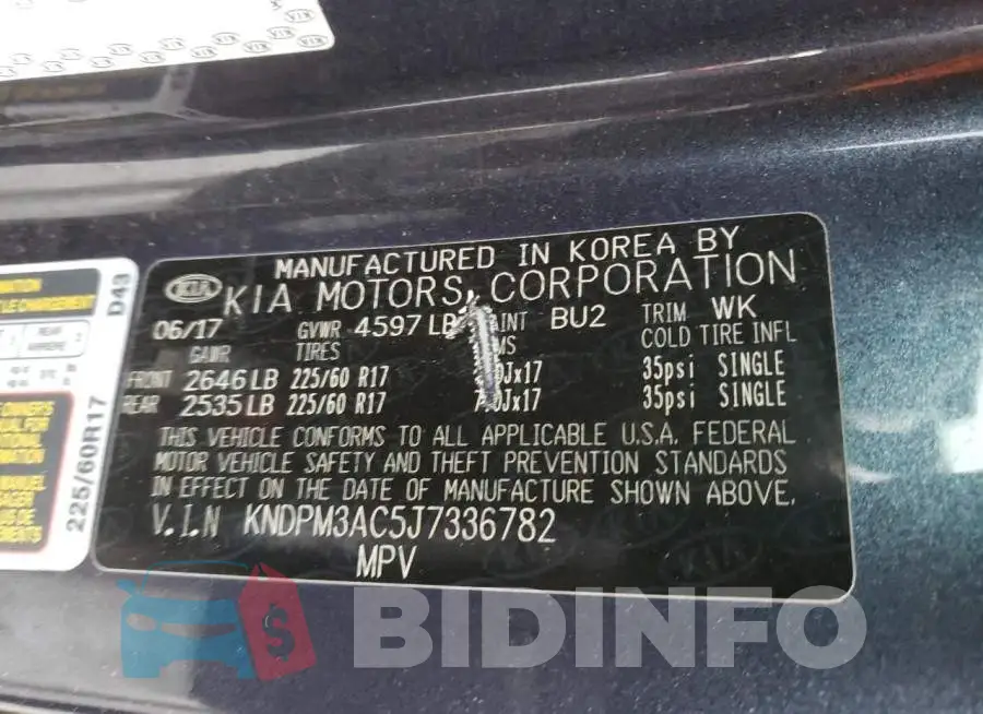KNDPM3AC5J7336782 Photo# 13