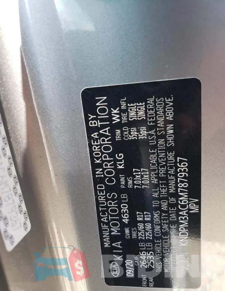 KNDPM3AC6M7879367 Photo# 12