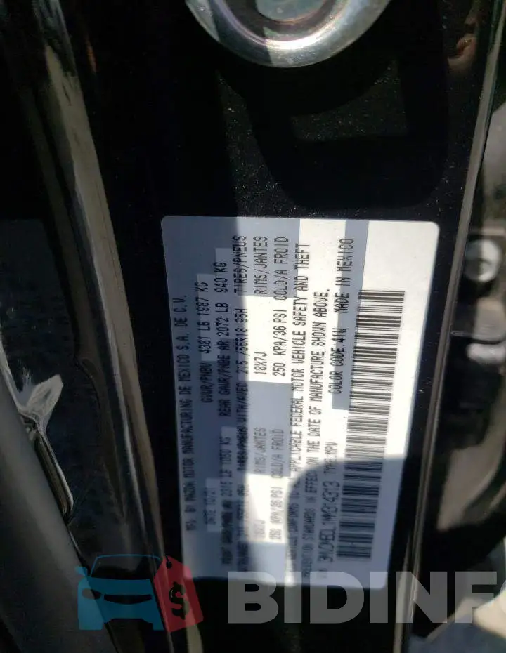 3MVDMBDL1MM314313 Photo# 12