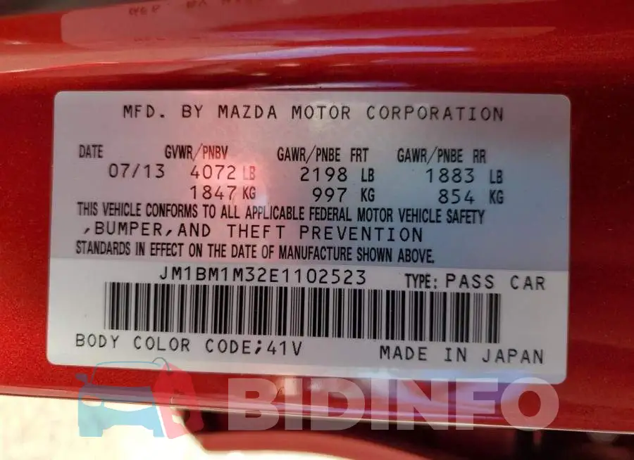 JM1BM1M32E1102523 Photo# 12