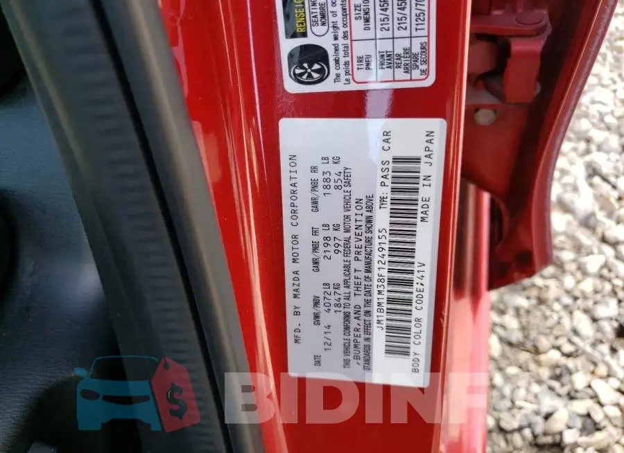 JM1BM1M38F1249155 Photo# 12