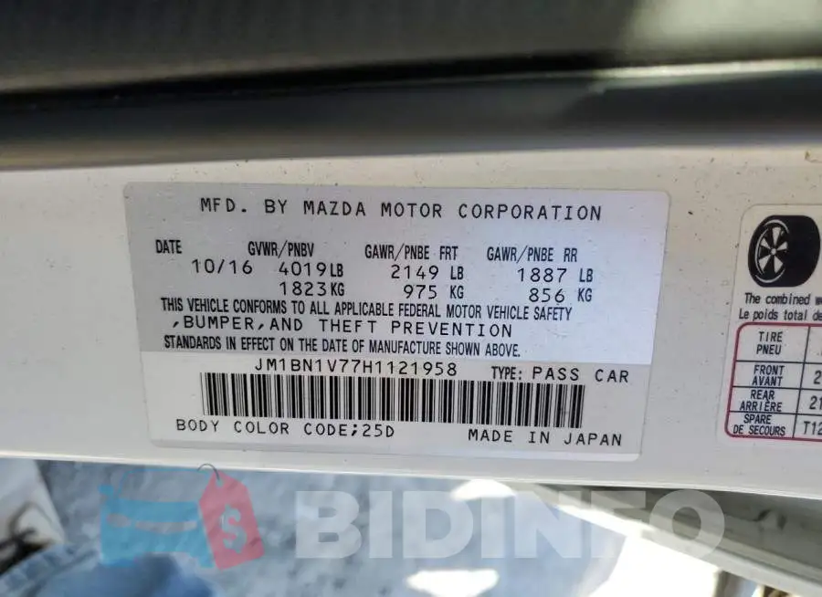 JM1BN1V77H1121958 Photo# 12