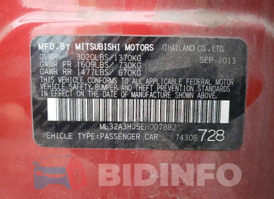 ML32A3HJ5EH007882 Photo# 13