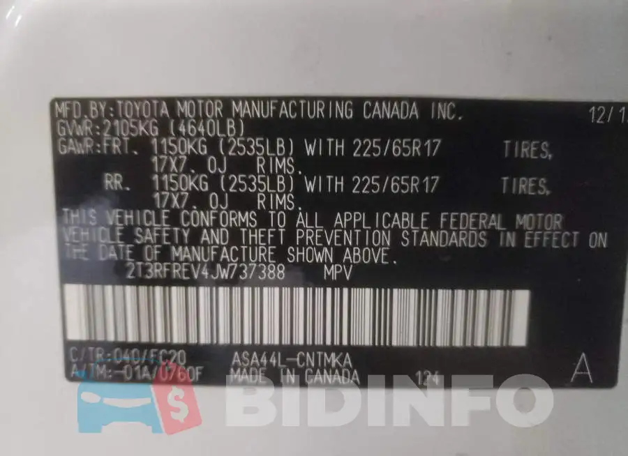 2T3RFREV4JW737388 Photo# 13