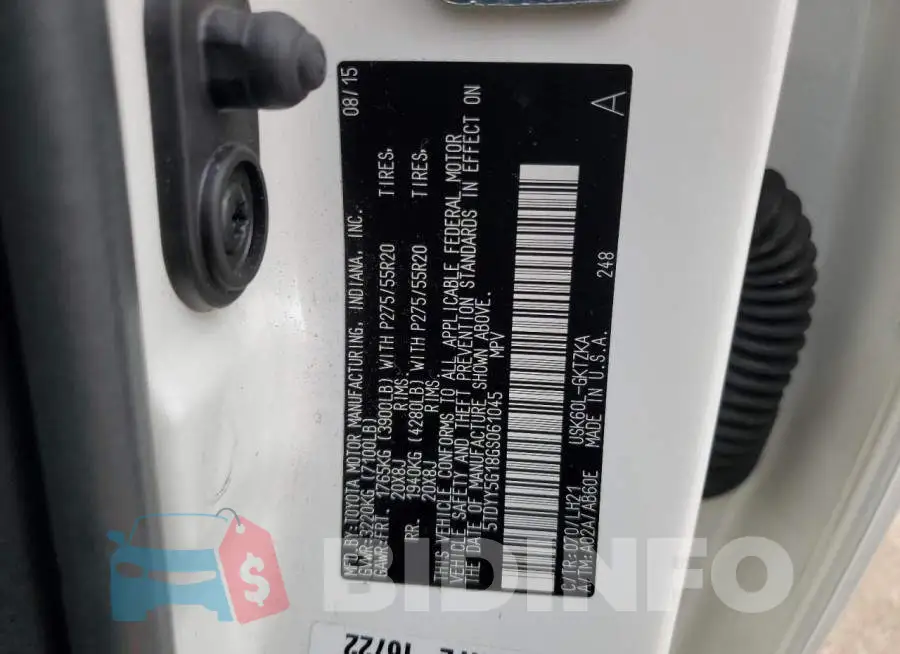 5TDYY5G18GS061045 Photo# 12