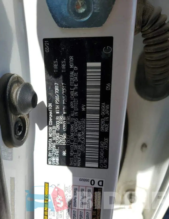JTEFU5JR7M5242362 Photo# 12