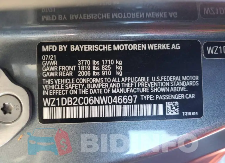 WZ1DB2C06NW046697 Photo# 12