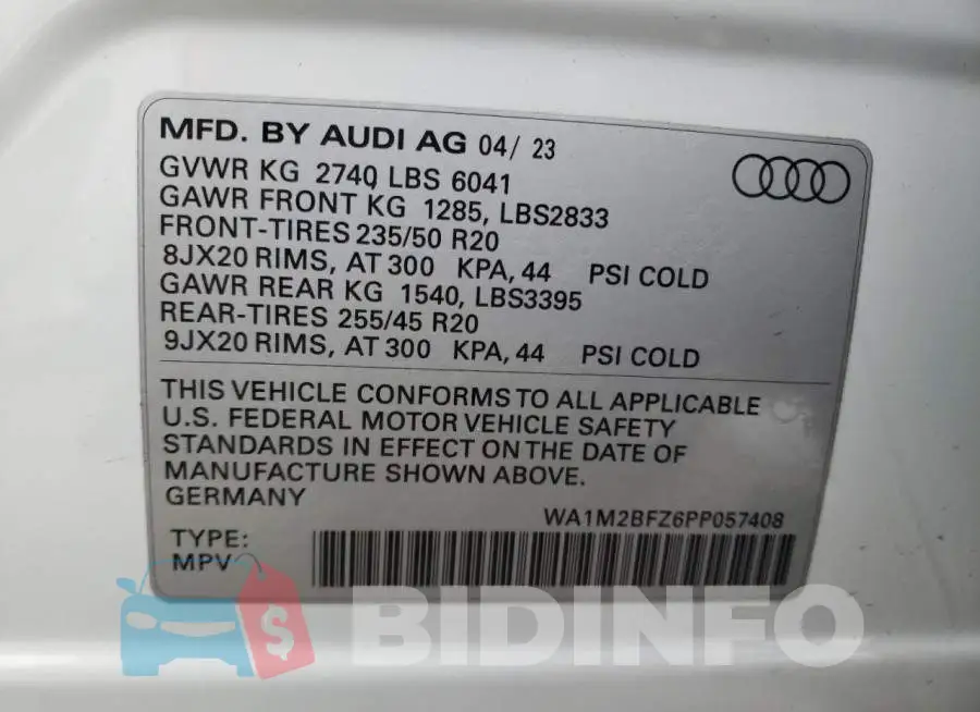 WA1M2BFZ6PP057408 Photo# 13