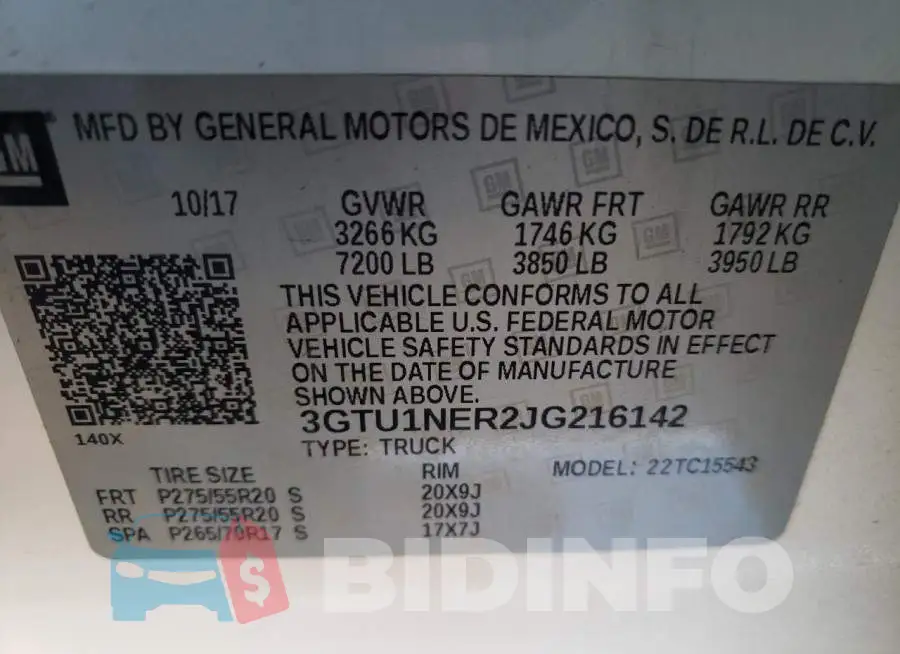 3GTU1NER2JG216142 Photo# 13