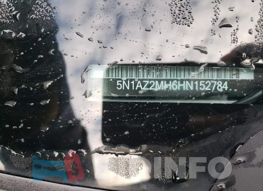 5N1AZ2MH6HN152784 Photo# 12