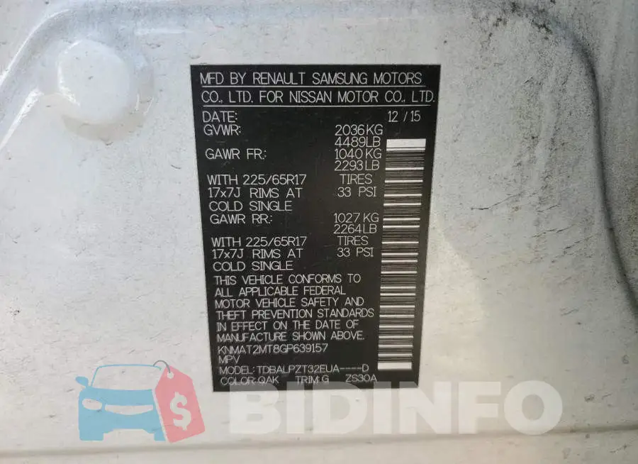 KNMAT2MT8GP639157 Photo# 12