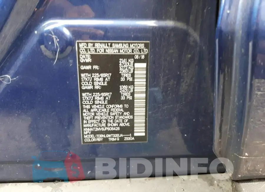 KNMAT2MV8JP606426 Photo# 14